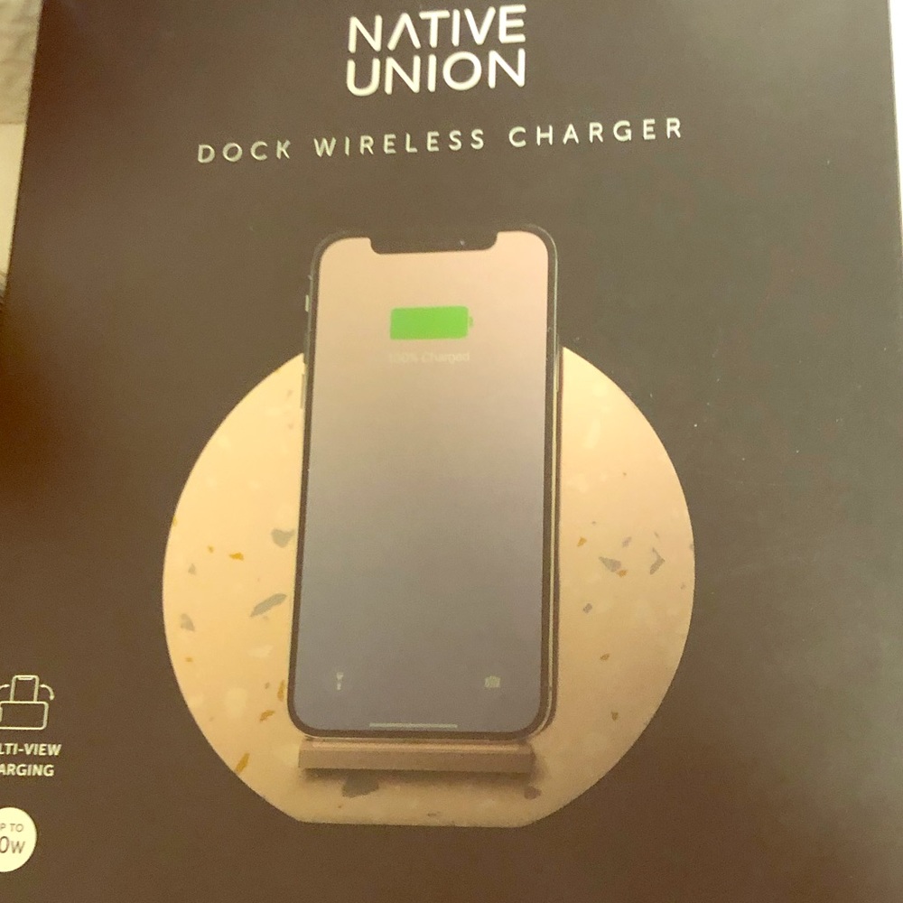 Native union brand new dock wireless charger